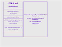 Tablet Screenshot of fera.it